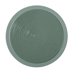 BAHIA ARGILE VERT Assiette de présentation 29 cm