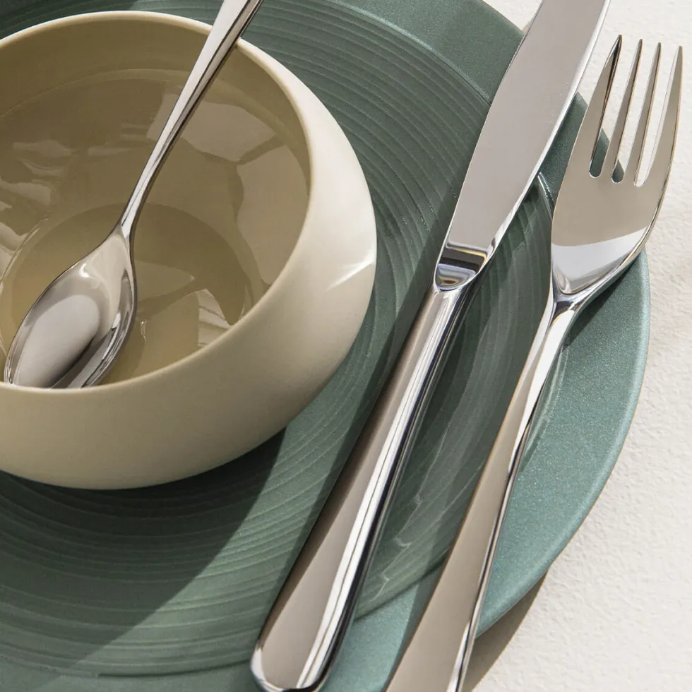BAHIA ARGILE VERT Assiette à dessert 23 cm