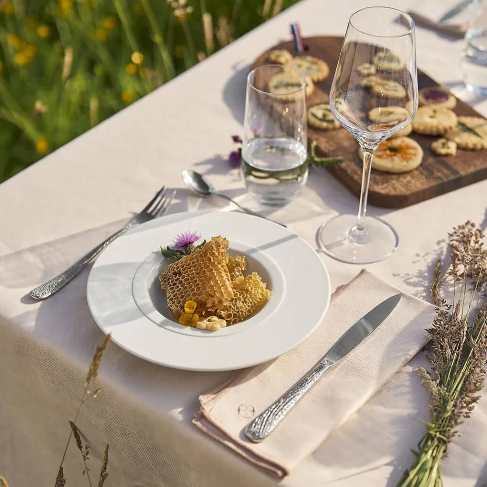 BAHIA PIERRE DE LUNE Assiette gourmet grand bassin 26 cm