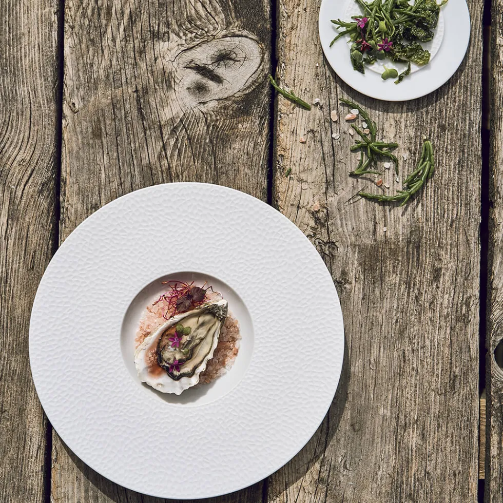 COLLECTION L FRAGMENT BLANC Assiette gourmet petit bassin 27.9 cm