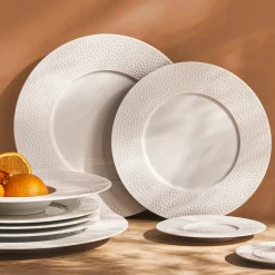 COLLECTION L FRAGMENT BLANC Assiette à dessert 24 cm