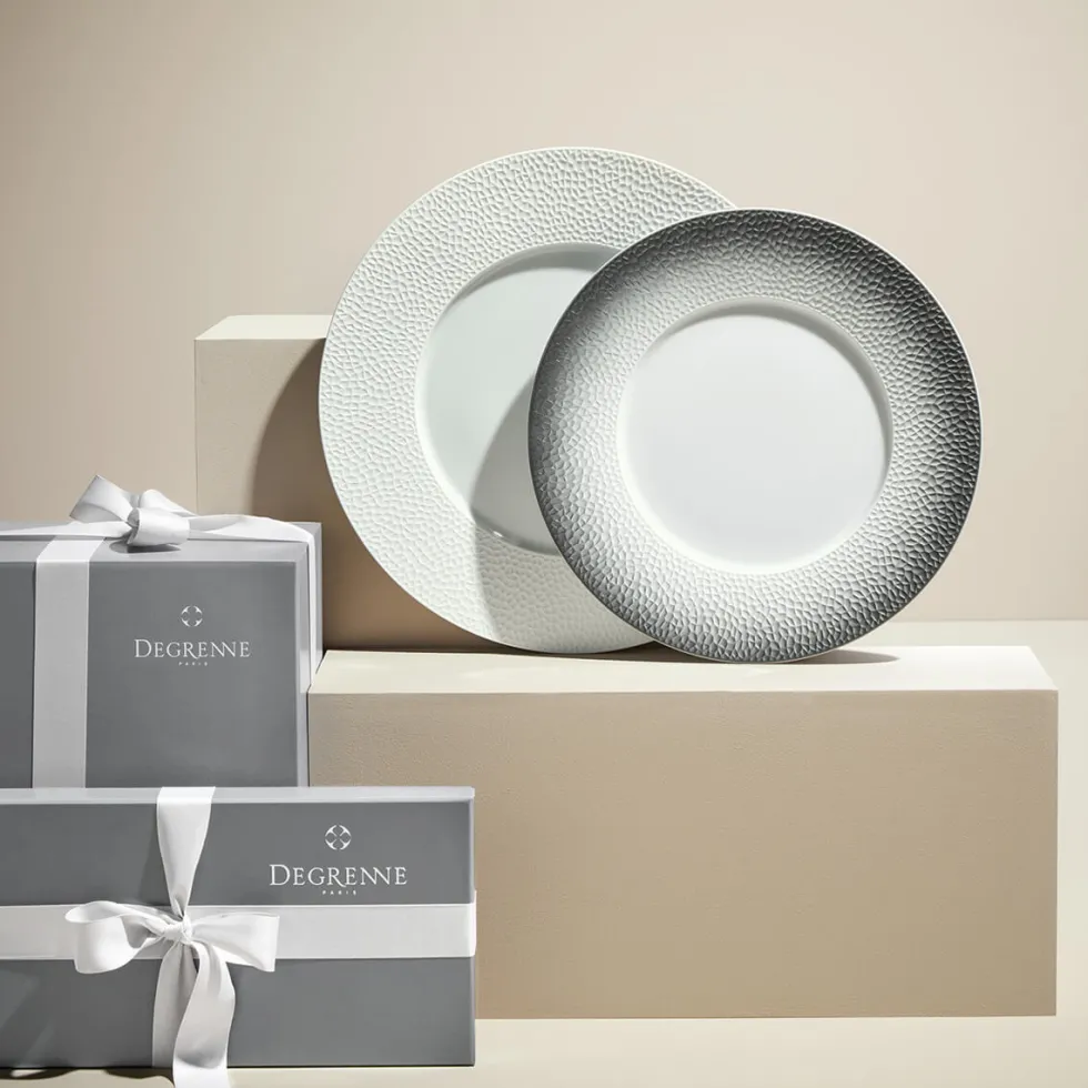 COLLECTION L FRAGMENT NOIR Assiette plate ronde 27,9cm
