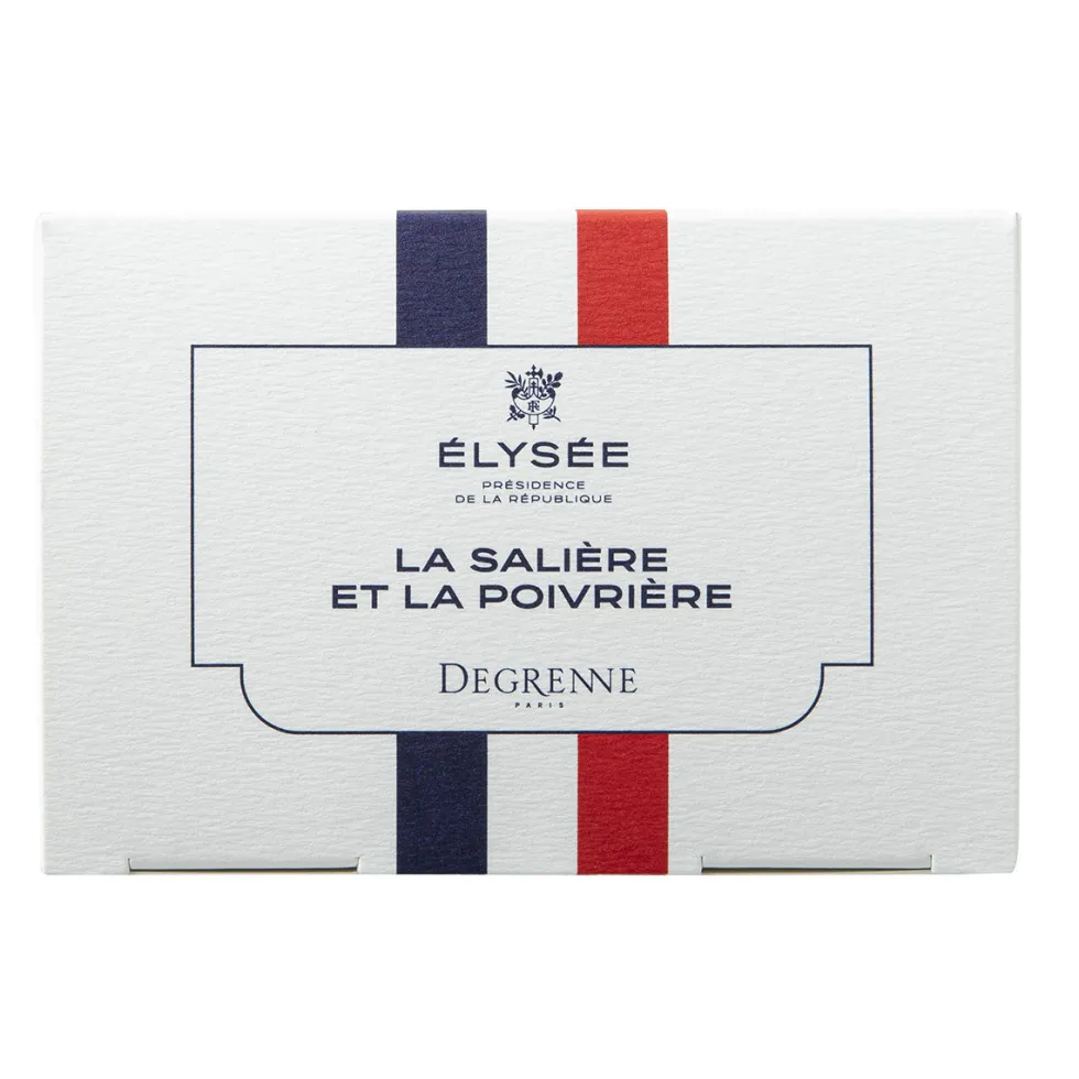 DEGRENNE ELYSEE Coffret salière et poivrière République française
