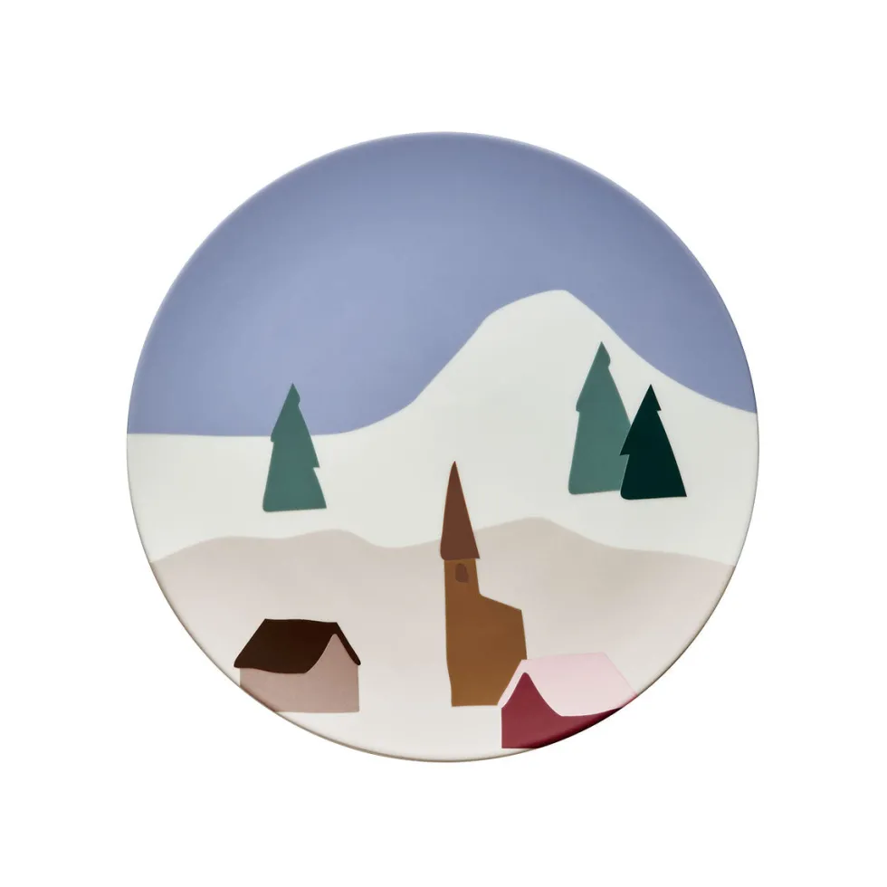DESTINATION MONTAGNE Coffret 6 assiettes 23 cm
