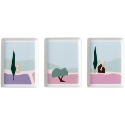 DESTINATION SUD Coffret 3 mini plats 16 x 12 cm