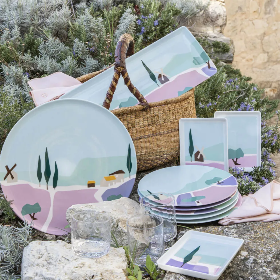 DESTINATION SUD Coffret 3 mini plats 16 x 12 cm