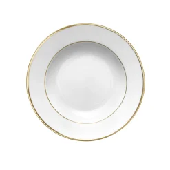 ECLIPSE GALON OR Assiette creuse à aile 22,5 cm