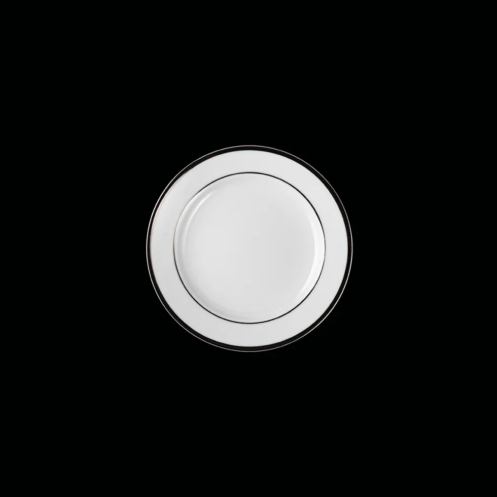 GALON PLATINE Assiette à pain 16 cm