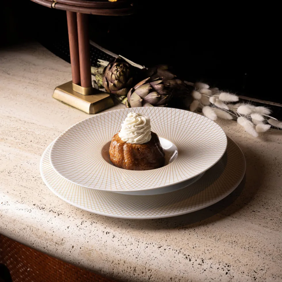 GRAPHIQUE CLASSIQUE DORE Assiette à dessert 22,5cm