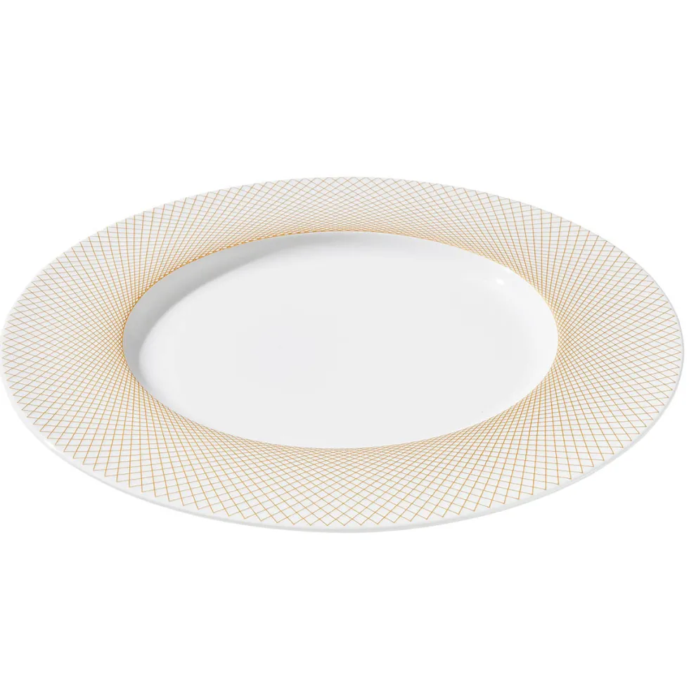 GRAPHIQUE CLASSIQUE DORE Assiette de présentation 32,5cm