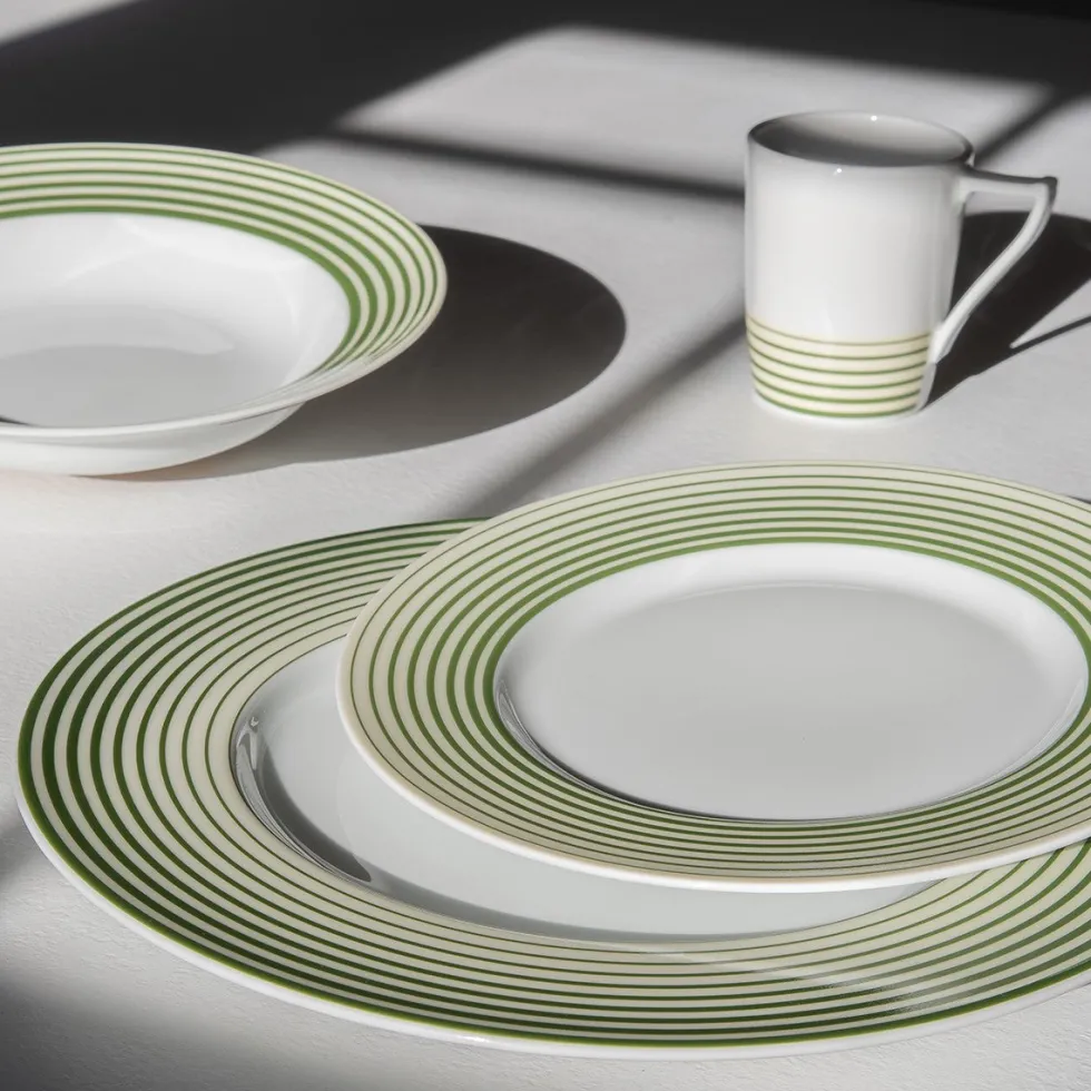 HYPNOSE VERT Assiette coupe