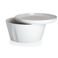 LA VAISSELLE DE L'ECONOME RUTABAGA Coffret bol droit et assiette 18 cm