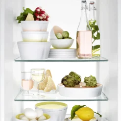 LA VAISSELLE DE L'ECONOME BLANCHE Coffret bol droit et assiette 18 cm