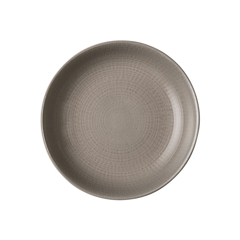 MODULO NATURE TERRE D'OMBRE Grande assiette creuse 21 cm