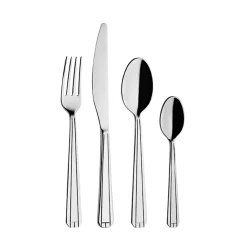 NORMANDY MIROIR Colis écrin 50 couverts monobloc lame scie