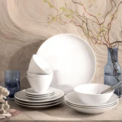 RIVAGE BLANC Assiette coupe ronde 24cm