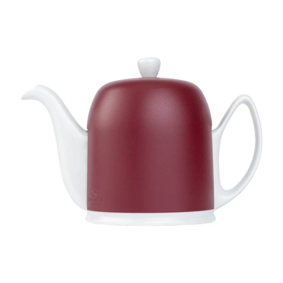 SALAM MINERALE Théière 6 tasses cloche bordeaux