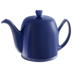 SALAM MONOCHROME Théière 6 tasses cloche bleue